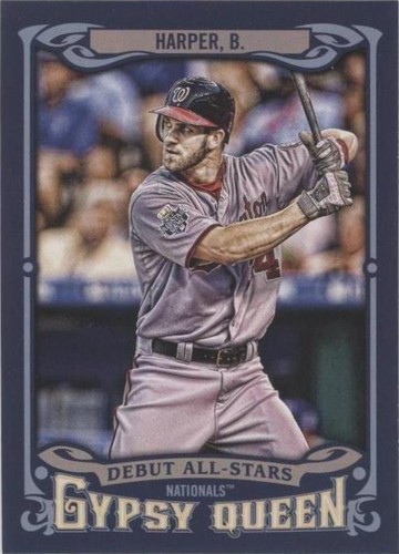 2019 Topps Gypsy Queen #TOTD14 Bryce Harper Tarot of the