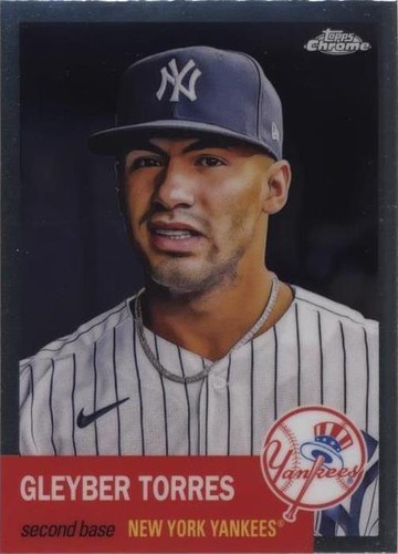 Gleyber Torres 2023 Topps Chrome Platinum #304 Topps Logo