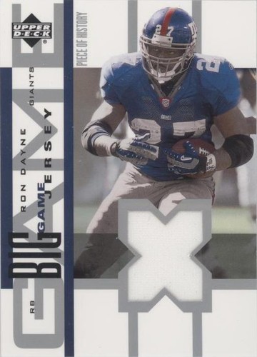 2002 Upper Deck Piece Of History Ron Dayne #BGJ-RD