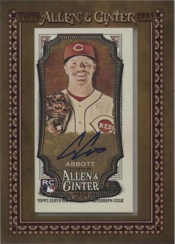 2024 Topps Allen & Ginter - Andrew Abbott #MA-AA