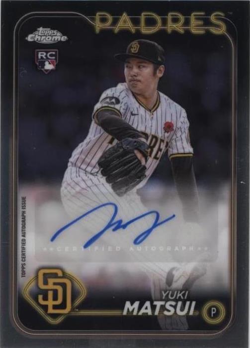 2024 Topps Chrome Update Series - Yuki Matsui #AC-YM