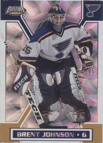 2002-03 Pacific Exclusive - Brent Johnson #143