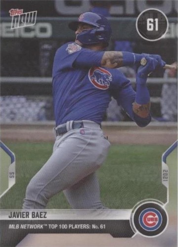 2021 Topps Now MLB Network Top 100 Players - Javier Báez #T-61