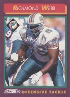 1992 Score Richmond Webb #195