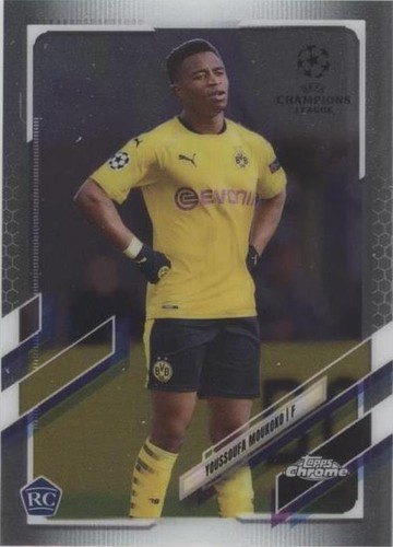2020-21 Topps Chrome UCL Youssoufa Moukoko #55