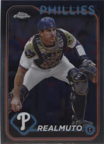 Phillies リンガーT made in USA 2024 Topps Chrome Pink Refractor J.T. Realmuto Philadelphia