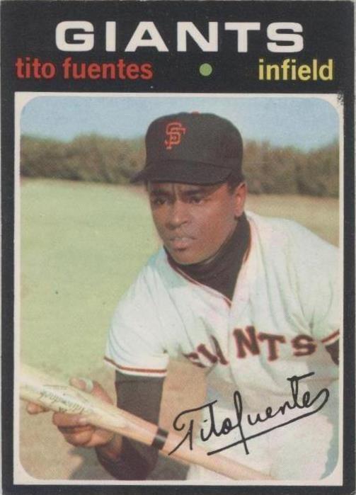 1971 O-Pee-Chee - Tito Fuentes #378