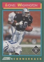 1992 Score Lionel Washington #288