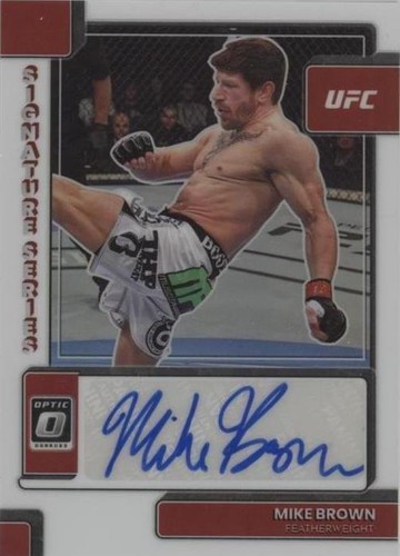 2023 Panini Donruss Optic UFC - Mike Brown #SS-MBR