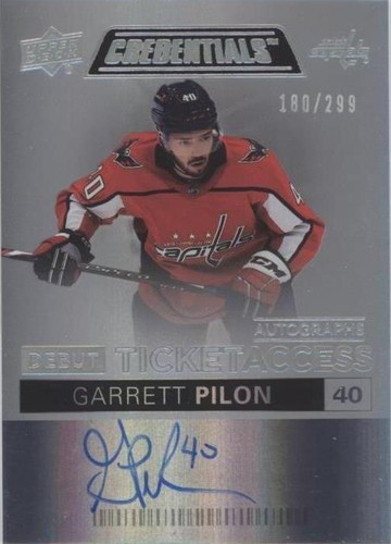 2021-22 Upper Deck Credentials - Garrett Pilon #DTAA-GP