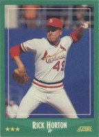 1988 Score - Ricky Horton #412