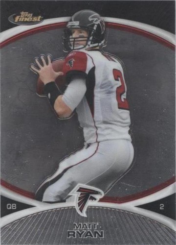 2010 Topps Finest Matt Ryan #75