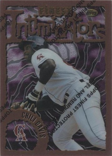 1996 Topps Finest - Chili Davis #123