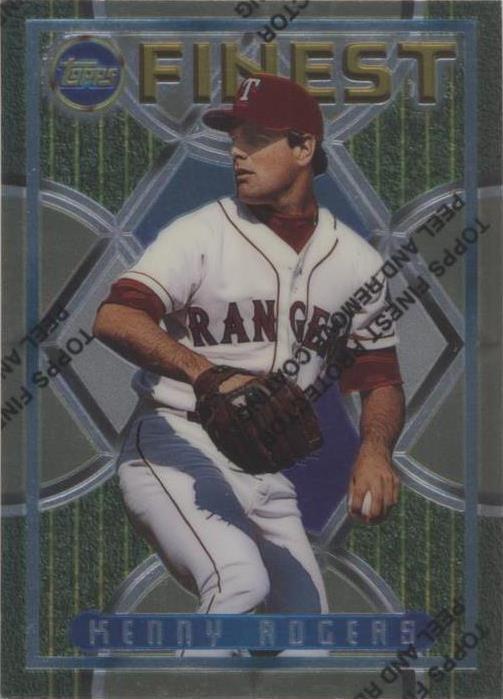 Topps Finest 1995 - Kenny Rogers #178