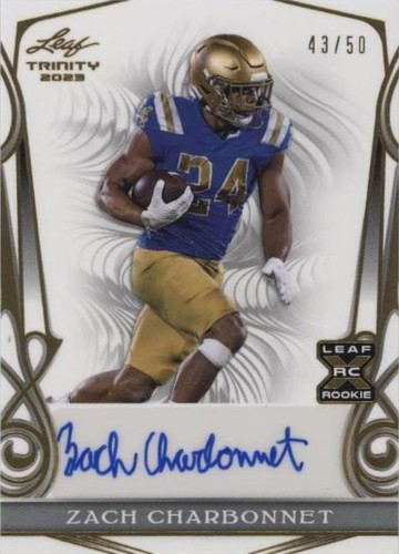 2023 Leaf Trinity Zach Charbonnet #BA-ZC1