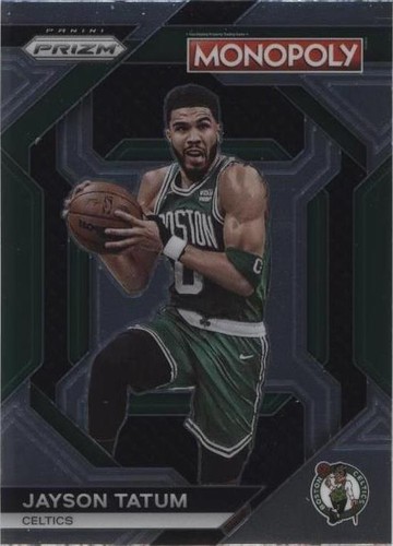 2023-24 Panini Prizm - Blue Prizm #2 Jayson Tatum /199 PSA