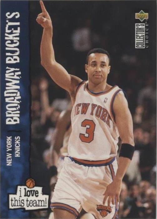 1995-96 Upper Deck Collector's Choice International French II - John Starks #173
