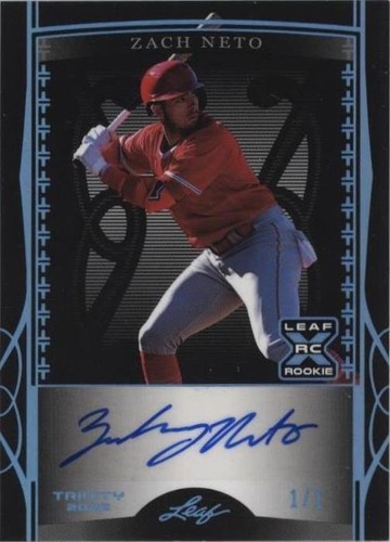 2022 Leaf Trinity - Zach Neto #BA-ZN1