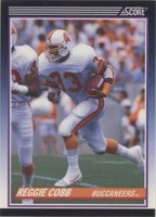 1990 Score Reggie Cobb #98T