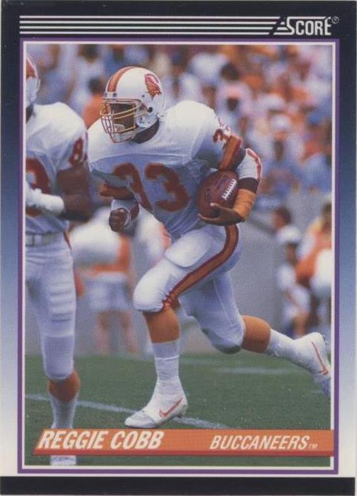 1990 Score Reggie Cobb #98T