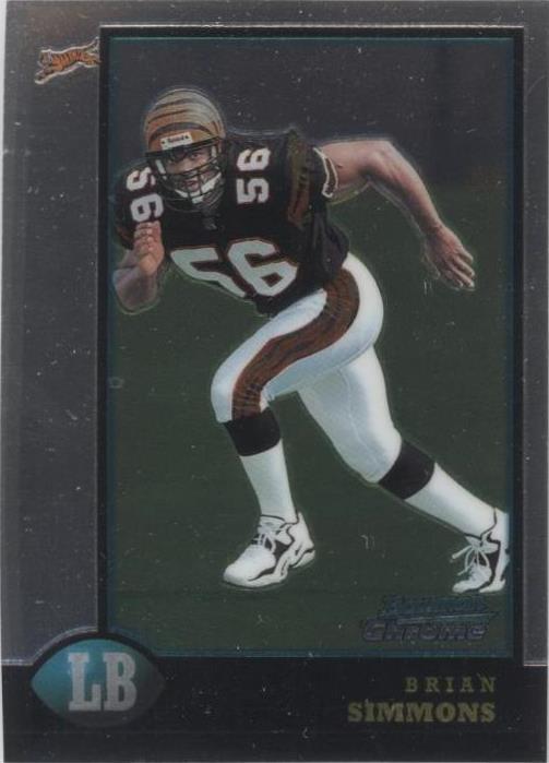 1998 Bowman Chrome Brian Simmons #24