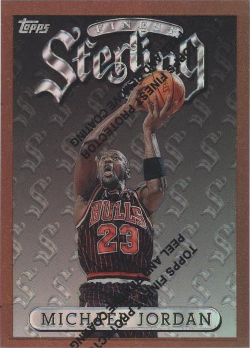 その他 Michael Jordan #50 96-97 TOPPS REFRACTOR Michael Jordan 1996 Topps Finest #50 Bronze - Refractor (No