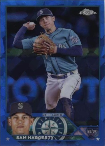 2023 Topps Chrome Update Series Sapphire Edition - Sam Haggerty #USCS230