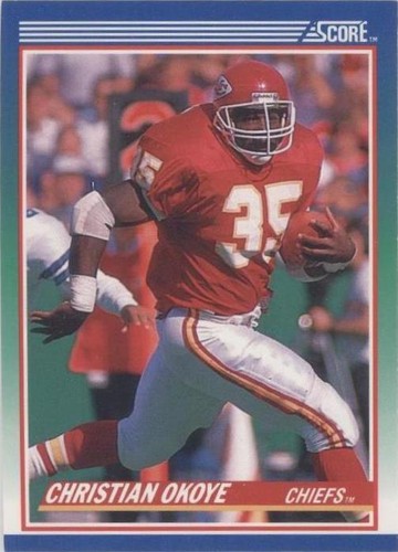 1990 Score Christian Okoye #2