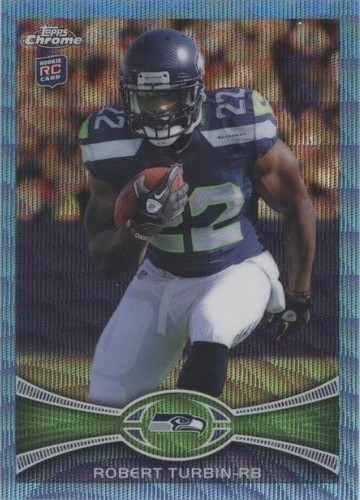 2012 Topps Chrome Robert Turbin #BW-68
