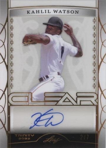 2022 Leaf Trinity - Kahlil Watson #CA-CMN