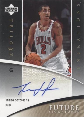 2006-07 Upper Deck Trilogy - Thabo Sefolosha #FS-TS