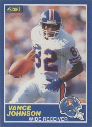 1989 Score Vance Johnson #56