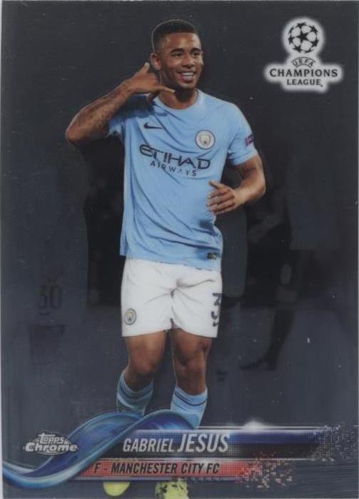2017-18 Topps Chrome UCL Gabriel Jesus #8