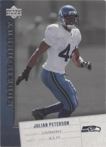 2006 Upper Deck Rookie Debut Julian Peterson #88