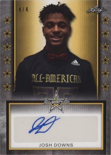 2020 Leaf Metal U.S. Army All-American Bowl Josh Downs #ATA-JD1