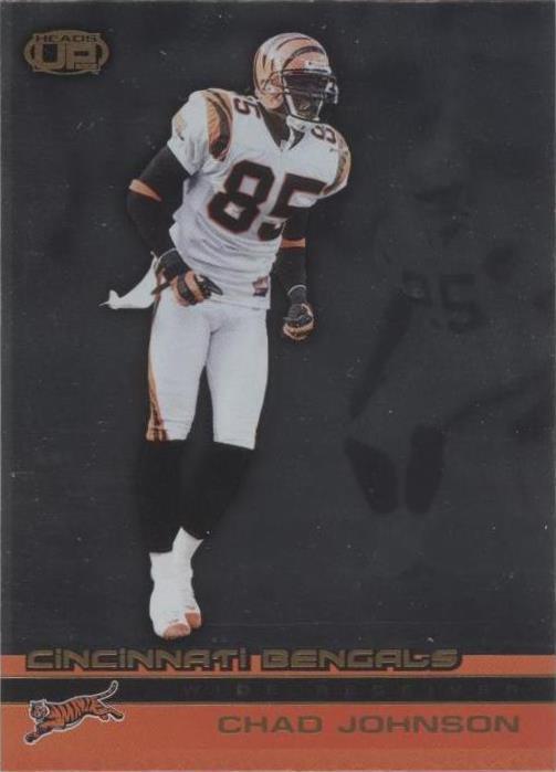 2002 Pacific Heads Up Chad Johnson #26
