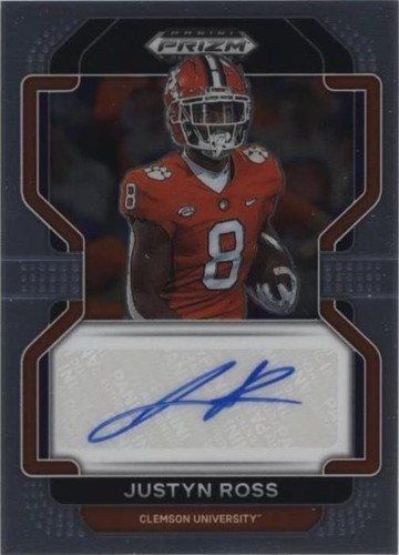 2023 Panini Prizm Draft Picks Justyn Ross #RA-JRO