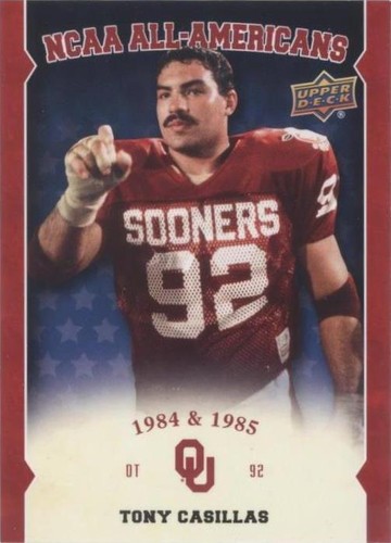 2011 Upper Deck University of Oklahoma Tony Casillas #AA-TC