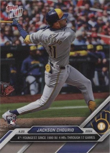 2024 Topps Now - Jackson Chourio #104