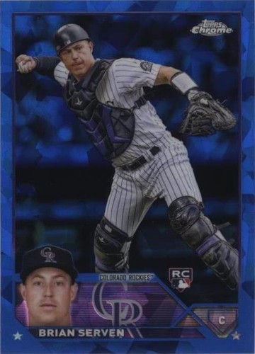 2023 Topps Chrome Sapphire Edition - Brian Serven #41