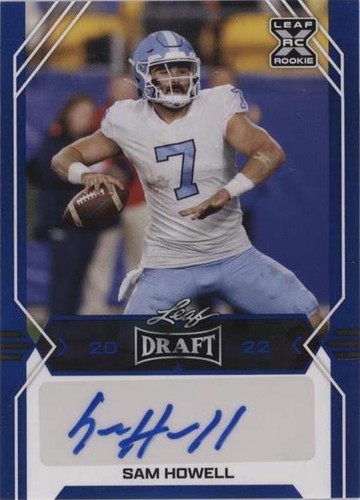 2022 Leaf Draft Sam Howell #BA-SH1