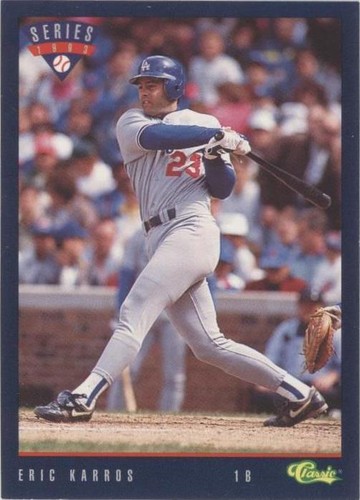 1993 Classic Update Blue Travel Edition - Eric Karros #T46