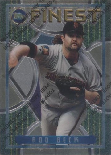 1995 Topps Finest - Rod Beck #34