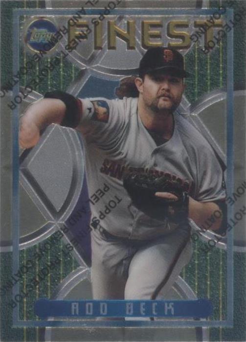 Topps Finest 1995 - Rod Beck #34