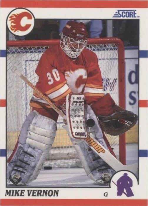 1990-91 Score - Mike Vernon #52