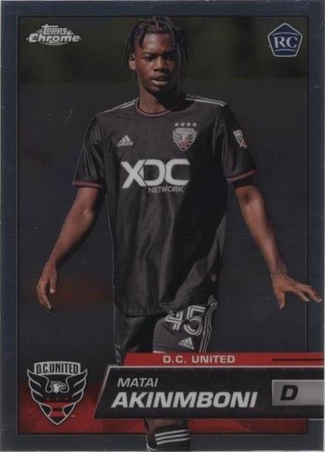 2023 Topps Chrome MLS Matai Akinmboni #91