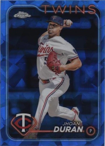 JHOAN DURAN SIGNED 2024 TOPPS SERIES ONE BASEBALL CARD