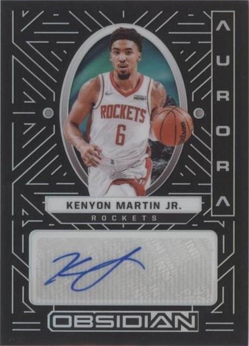 2021-22 Panini Obsidian - Kenyon Martin Jr. #AUR-KMJ
