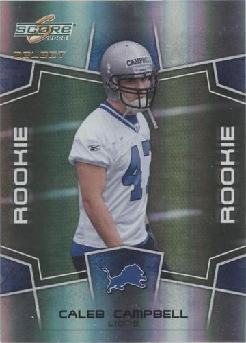 2008 Score Select Caleb Campbell #424