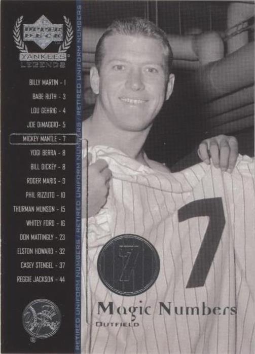 Upper Deck Yankee Legends 2000 - Mickey Mantle #55